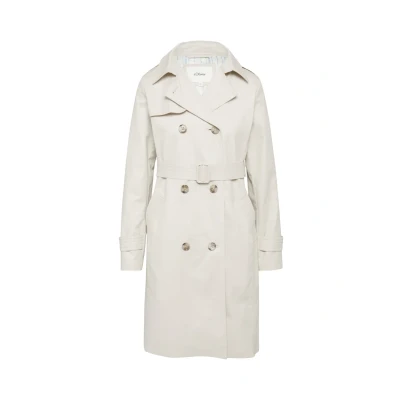 Abbildung von s.Oliver Trenchcoat, Damen, Größe: 36, Wollweiß