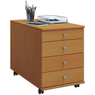 Abbildung von VCM Rollcontainer Holz Bürocontainer Schublade Lona, (1 St)