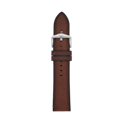 Abbildung von Fossil Uhrenband für Herren 22 mm LiteHide Leder braun, S221498