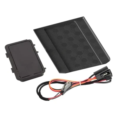 Abbildung von INBAY 10W Handyhalterung Auto Ablagefach Induktiv/Kabellos passend für VW Polo (AW), Taigo (CS) Autohalterung Zubehör Innenraum Qi