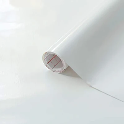 Abbildung von d c fix Wandfolie Selbstklebefolie Lack Uni weiß 45 cm x 2 m, Einfarbig