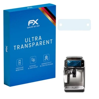 Abbildung von atFoliX Schutzfolie kompatibel mit Philips 5400 Series EP5447/90 Folie, ultraklare FX Displayschutzfolie (2X)