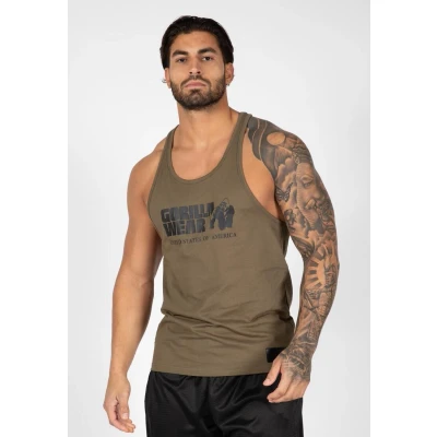 Abbildung von Gorilla Wear Classic Top, Herren, Größe: Small, Dark green