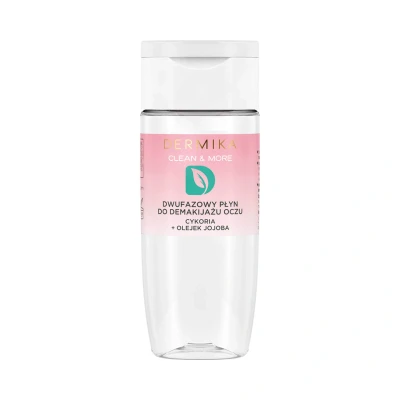 Abbildung von DERMIKA_Clean &amp;amp More biphasischer Augen Make up Entferner Zichorie Aubergine 125ml