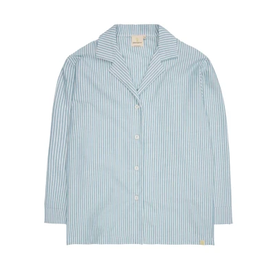 Abbildung von loud + proud Greenjama Nachtwäsche Shirt, Damen, Größe: 42, Hellblau