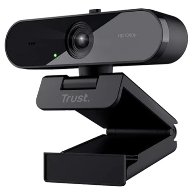 Abbildung von Trust TW 200 ECO Full HD Webcam 1920 x 1080 Pixel Standfuß, Klemm Halterung