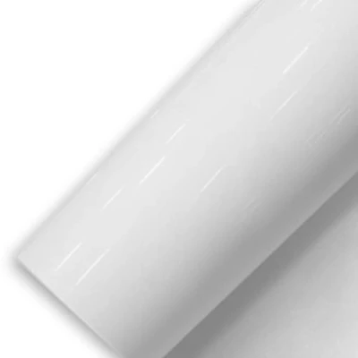 Abbildung von Könighaus (4,1/m2) Weiß Glanz Autofolie 400 x 152 cm blasenfrei mit Anleitung