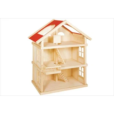 Abbildung von goki Puppenhaus, 86,3 cm, aus Holz, Puppenstube