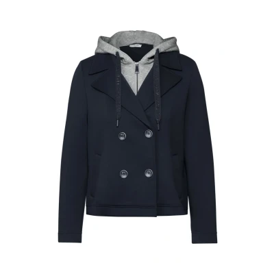 Abbildung von CECIL Damen B212459 Kurzer Scuba Trenchcoat, universal Blue, XL