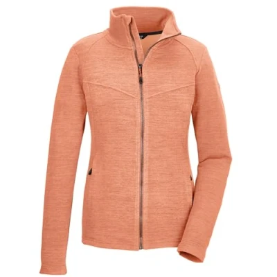 Abbildung von killtec Damen Powerstretchjacke/Fleecejacke mit Stehkragen KOW 112 WMN FLX JCKT, dunkelapricot, 44, 41802 000