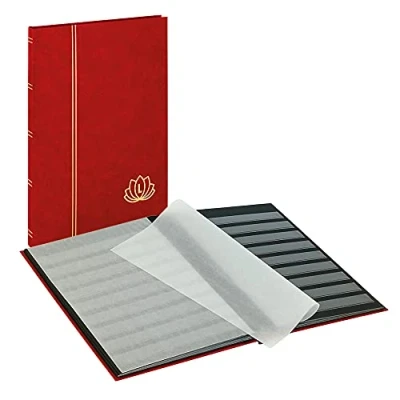 Abbildung von Lotus, Einsteckalbum A4, Einband Rot
