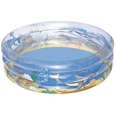 Abbildung von Bestway 51045 Planschbecken Transparent Sea Life, 150 x 53 cm