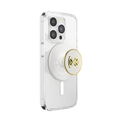 Abbildung von PopSockets: PopGrip Round für MagSafe Inklusive Adapterring Ausziehbarer Sockel und Griff mit einem Austauschbarem Top Smartphones Hüllen Pasta