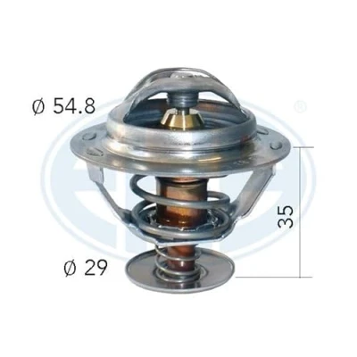 Abbildung von ERA 350028A Kühlwasserthermostat 83 PEUGEOT: 206 Schrägheck, 307 407 SW, CITROËN: C4 I C8, Berlingo / First