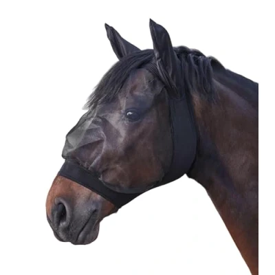 Abbildung von Waldhausen Fliegenmaske Skinny Schwarz Shetland