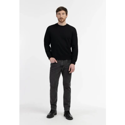Abbildung von DREIMASTER Vintage Herren Sweatjacke S / Schwarz 60% Baumwolle 40% Polyester
