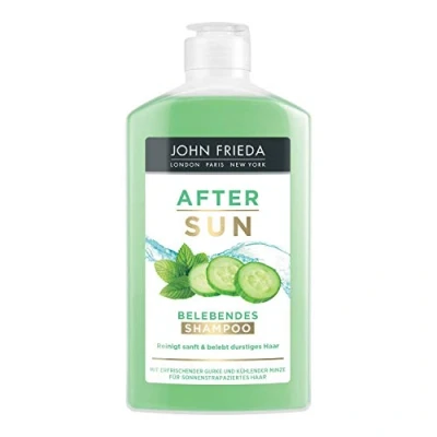 Abbildung von John Frieda After Sun Shampoo 250 ml Mit erfrischender Gurke und kühlender Minze