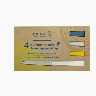 Abbildung von Opinel Bon Appétit Céleste N125 Tafelmesserset 4 teilig