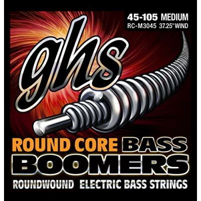 Abbildung von GHS Round Core Bass Boomers RC M3045 String Set, 4 String, Medium, .045 .105