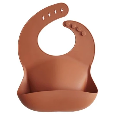Abbildung von Mushie Silikon Lätzchen Clay