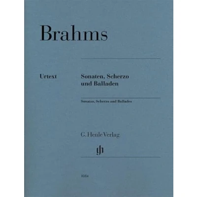 Abbildung von Sonaten, Scherzo und Balladen für Klavier, revidierte Ausgabe: Besetzung: Klavier zu zwei Händen (G. Henle Urtext Ausgabe)