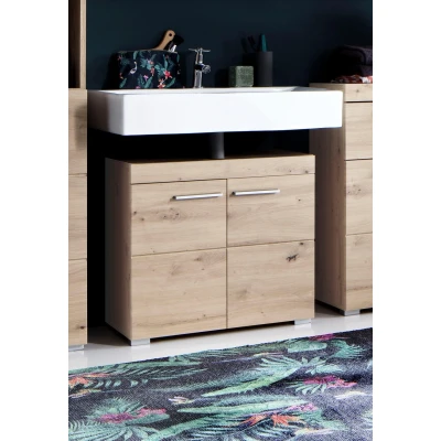 Abbildung von INOSIGN Waschbeckenunterschrank &quot;Avena&quot;, Höhe 56 cm, Badezimmerschrank mit 2 Türen und Aussparung