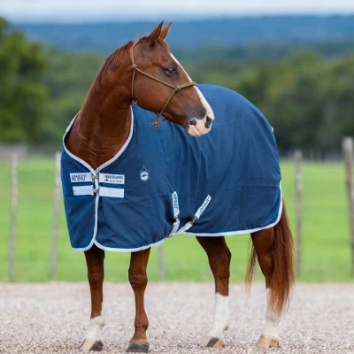 Abbildung von Amigo Staldeken met Kruissingels Poly Navy/Silver 115/165