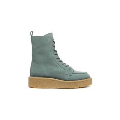 Abbildung von Geox D Elidea Plateaustiefelette, Damen, Größe: 35, Sage Schuhe