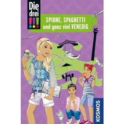 Abbildung von Die drei !!!, Spione, Spaghetti und ganz viel Venedig: Mit den wichtigsten Sehenswürdigkeiten, Sprachführer Stadtplan