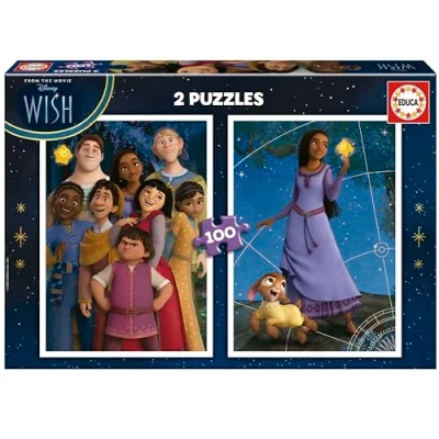 Abbildung von Educa Puzzleset 100 Teile Disney Wish. Puzzle für Kinder ab 6 Jahren (19742)
