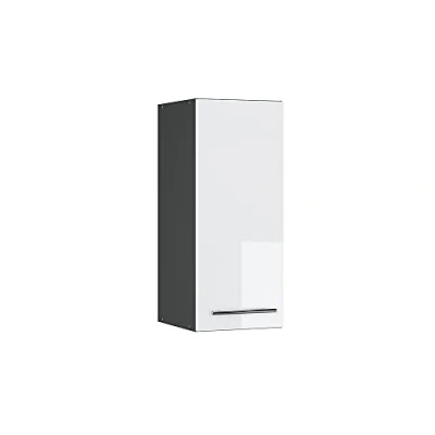 Abbildung von Vicco Hängeschrank Fame Line, Weiß Hochglanz/Anthrazit, 30 cm