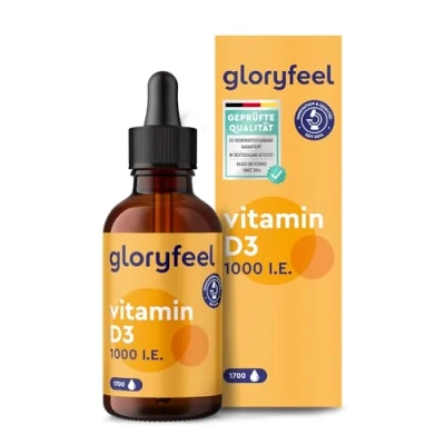 Abbildung von gloryfeel® Vitamin D3 Tropfen 1.000 I.E. 50 ml