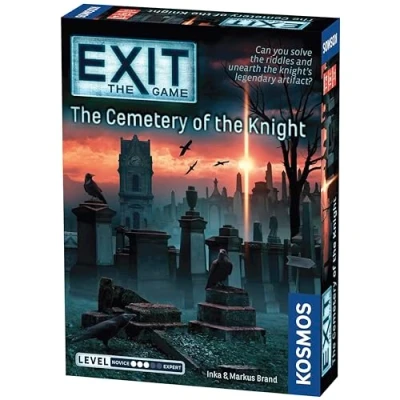 Abbildung von Thames &amp; Kosmos EXIT: The Cemetery of Knight Level: 3/5 Unique Escape Room Game 1 4 Players Puzzle Solving Strategy Board Games for Adults Kids, Ages 12+ 692876