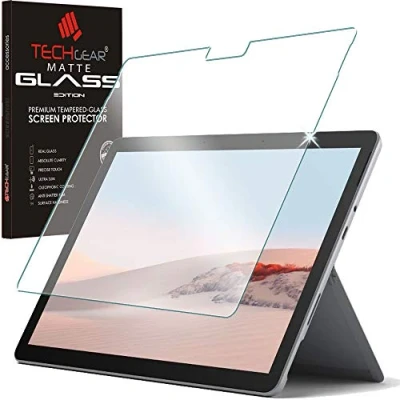Abbildung von TECHGEAR Matt Schutzfolie kompatibel mit Microsoft Surface Go/Go 2 / Go 3 MATTE Glas Edition Genuine Tempered Screen Protector Guard Cover
