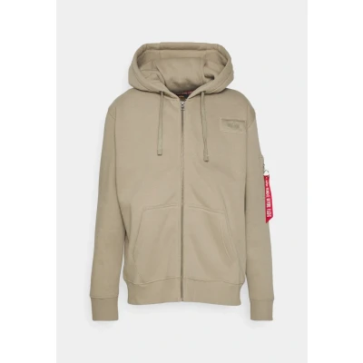 Abbildung von Alpha Industries ZIP Hoody Sweatjacke, Herren, Größe: XXL, Vintage sand