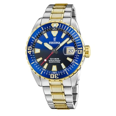 Abbildung von Festina Quarzuhr The Originals/Diver F20706/1, Armbanduhr, Herrenuhr, Edelstahlarmband, analog, Tag