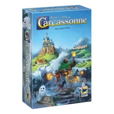 Abbildung von Hans im Glück Spiel Familienspiel Strategiespiel Nebel über Carcassonne HIGD0507