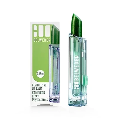 Abbildung von BELWEDER Revitalisierende Lippenbalsam mit Phytosterolen Kamäleon Grün Lippenpflegestift Lippenpflege und Schutz Feuchtigkeit Regeneration der Lippen