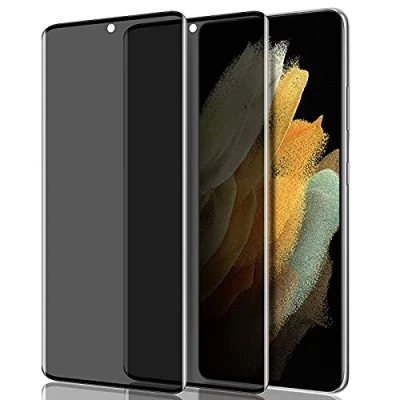 Abbildung von für Samsung Galaxy S21 5G Sichtschutz panzerglasfolie, [[2 Stück]] Anti Spy Displayschutzfolie,Privatsphäre Schutzfolie 9H Härte Gehärtetes Glas Folie Blasenfrei Blickschutzfolie