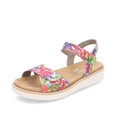 Abbildung von Remonte Riemensandalette, Damen, Größe: 37, Multiflower Schuhe