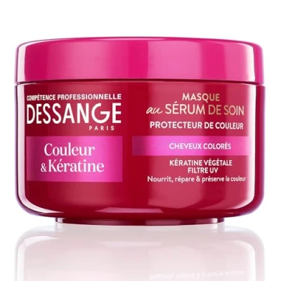 Abbildung von Farbe &amp; Keratin Dessange Maske mit Serum Pflege