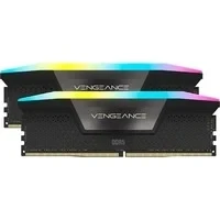 Abbildung von Corsair VENGEANCE RGB DDR5 RAM 32GB (2x16GB) 6000MHz CL30 Intel XMP iCUE Kompatibel Computer Speicher Schwarz (CMH32GX5M2B6000C30)