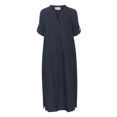 Abbildung von Cream Bellis Cafta Mollie FIT Blusenkleid, Damen, Größe: L/XL, Dress blues