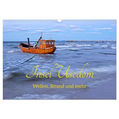 Abbildung von Insel Usedom Wellen, Strand und mehr (Wandkalender 2025 DIN A3 quer), CALVENDO Monatskalender
