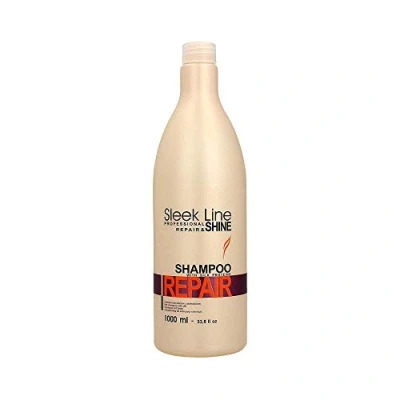 Abbildung von STAPIZ Sleek Line Shampoo mit Seide Repair, 1er Pack (1 x 1000 ml)