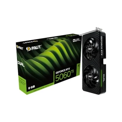 Abbildung von Palit GeForce RTX 5060 Ti Dual (8GB GDDR7/PCI Express 5.0/2572MHz/28000MHz)