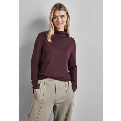 Abbildung von Street One Rollkragen Strickpullover, Damen, Größe: 40, Rot