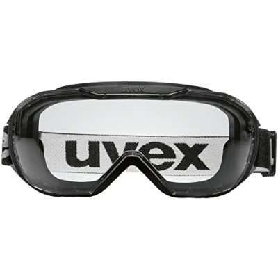 Abbildung von Uvex Megasonic Schutzbrille Überbrille für Brillenträger innen beschlagfrei, außen extrem kratzfest &amp; chemikalienbeständig