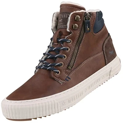 Abbildung von Mustang Sneaker high braun, Herren, Größe: 42, Braun Schuhe