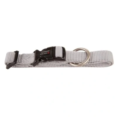 Abbildung von WOLTERS Halsband Professional extra breit, Farbe:Silber, Größe:M 28 40 cm x 20 mm